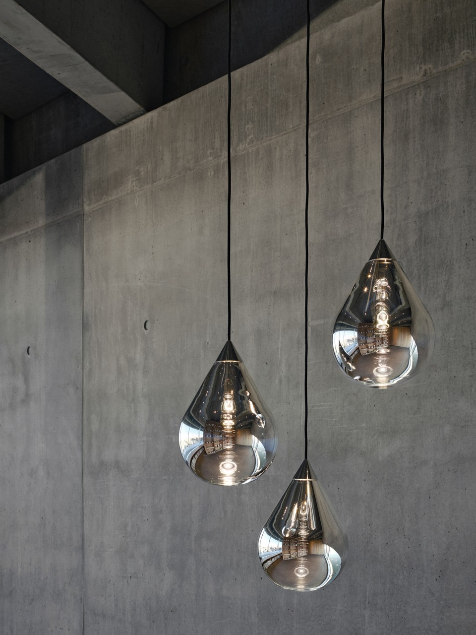 Tom Dixon Flare Silver Pendant Led